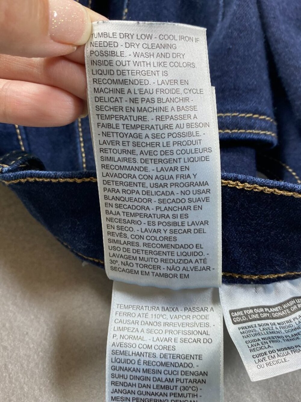 Levi's 720 High Rise Super Skinny Jeans Dark Wash 52797-0015 Womens Size 28x30 - Picture 8 of 15